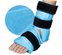 Relief Expert Ankle Foot Ice Pack Wrap for Injuries Reusable Gel Cold Pack with Cold Compression Therapy, Instant Pain Relief for Achilles Tendonitis, Plantar Fasciitis, Foot Heel - Soft Plush Lining