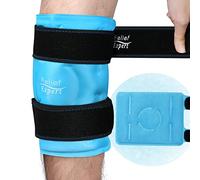 Relief Expert Ice Pack for Knee Ice Pack Wrap Around Knees After Replacement Surgery, Cold Pack for Knee Injuries Reusable Gel
