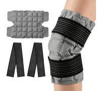 Relief Ice Pack Wrap Gel Compress for Hot or Cold Therapeutic Adjustable Design Provides for Recovery At Home, Travel, or the Gym Knee Ice Pack Wrap
