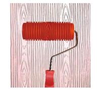 Relief Paint Roller for Wall Painting DIY Tool for Home Decor Wood Grain Texture Paint Roller t for Interior Wall Det