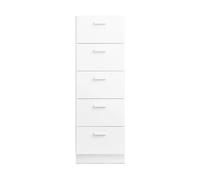 Relief Relief high dresser with base 41x115 cm white