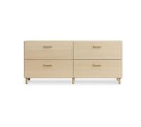 Relief Relief low dresser with legs 123x46.6 cm ash