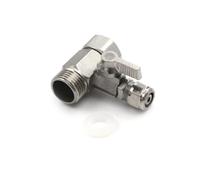 Relief Valves REDUCING Valve 1/2'' to 3/8'' Ball Feed Water Filter Purifier Adapter Valve Faucet Tap Safe Copper Nickel Plating