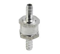 Relief Valves REDUCING Valve Non Return Aluminum Check Valve Single Way Inline 6/8/10/12mm Fuel Air Water Tube Hose for Car Vacuum Hose(8mm)