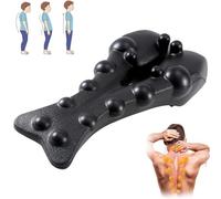 Relieflylab Trapezius Stretcher,Therapoint Trapezius,Trapezius Trigger Point Massager, Neck and Shoulder Relaxer,Trapezius and Neck Massage Tool (Black)