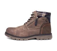 Relife Chris Mens Cognac Brown Tartan Zip Up Boot - Size 10 - Brown