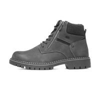 Relife Jay Mens Grey Wide Fit Ankle Boot - Size 10 - Grey