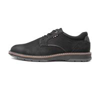 Relife Mikey Mens Black Lace Up Wide Fit Shoe - Size 10.5 - Black