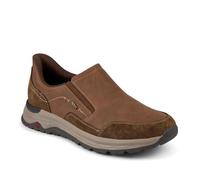 Relife Wide Fit Elasticated Slip-On Shoes - Cognac Size 8