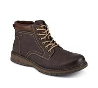 Relife Wide Fit Lace-Up Boots - Dark Brown Size 8
