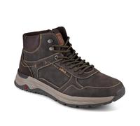 Relife Wide Fit Padded Ankle Boots - Dark Brown Size 7
