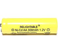 RELIGHTABLE 300mAh AA NiCd 1.2v Rechargeable Batteries Garden Solar Ni-Cd Light LED K (Pack of 12)