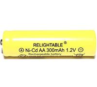 RELIGHTABLE 300mAh AA NiCd 1.2v Rechargeable Batteries Garden Solar Ni-Cd Light LED K (Pack of 6)