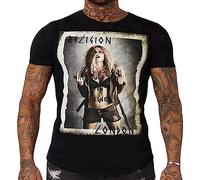 Religion Clothing Mens T-Shirt Get in Line 19BGLF30 Black New Size M