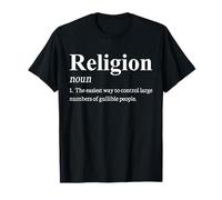 Religion Definition Atheist Shirt, Anti Religious Atheism T-Shirt