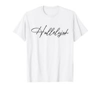 Religion Faith Men and Women - Hallelujah T-Shirt
