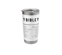 Religion Jesus Bible Emergency Hotline God Stainless Steel Insulated Tumbler