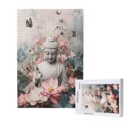 Religion Jigsaw Puzzles for Adults 3000 Flower Puzzles for Adults Wooden, Funny/Difficult/Impossible/Challenging Decompression Games, As a Birthday for Women and Men ML-720