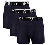 Religion - Mens 'RGN04' Premium Essential 3 Pack Designer Boxer Shorts, Multipack Underwear Gift Set (L, Assorted)