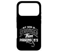 Religion My God Is Stronger Than Parkinson’s Awareness Case for iPhone 17 Pro