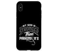 Religion My God Is Stronger Than Parkinson’s Awareness Case for iPhone XS Max