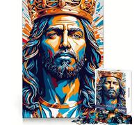 Religion Pop Art 1000 Piece Jigsaws for Adults Puzzle Boost Recall Anxiety Relief Accurate Edge Xmas Surprise (38x26cm)