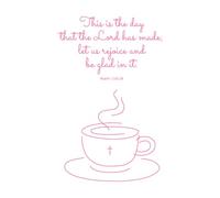 Religion Quotes Print Poster Postcard Cup Coffee Vinyl Wall Decals 57.6x90.9cm Glass Stickers Pink