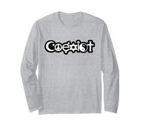 Religions Coexist Peaceful Unity Interfaith Religious Long Sleeve T-Shirt, Adult Unisex, Heather Grey, Small