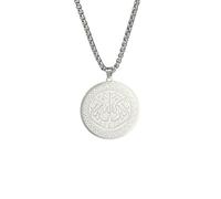 Religious Amulet Necklace Pendant Islamic Symbol Rune Shape necklace for Men Islam Allah Blessing Charm Jewelry