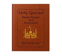 Religious and Spiritual Learning Books -The Quran Journeys, Scripture Quran Study Devotional Guide for Revert Beginner, Travel Home Church Prayer Men Adults Grandparents (Orange-1PC)