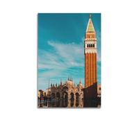 Religious Architecture Retro Italy Venice St Mark's Basilica Decorative Painting Canvas Wall Posters And Modern Family Bedroom Decor 20x30inch(50x75cm)