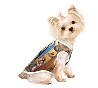 Religious Art Pet Breathable Sleeveless T-shirt S for Small Dogs and Cats Soft, Lightweight, Stylish