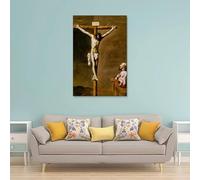 Religious Art Print Francisco De Zurbaran Baroque Saint Luke Painting The Crucifixion Poster Canvas Wall Art Picture Prints Hanging Photo Gift Idea Decor Homes Artworks Unframe 12x18inch(30x45cm)