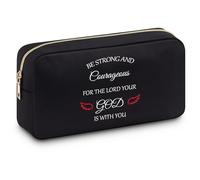 Religious Bible Verses Cosmetic Bag Inspirational Presents for Women Christian Gifts for Women Faith Double Sided Makeup Bag Christmas Birthday Makeup Bag for Friend Sister Daughter
