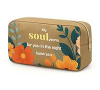 Religious Birthday Gifts Makeup Bag Catholic Spiritual Gifts for Women Positive Affirmation Pouch Religious Keepsake Christian Pouch for Her Mom Friends Female Coworker Sister Valentine's Day Present