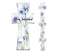 Religious Bookmarks,Magnetic Flower Christian Bible Book Marks - Religious Page Holder for Christmas Birthday School Student Men Women Reading