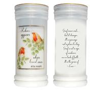 Religious Candle Sympathy Robins Near 72 Hrs Burn Time