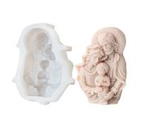 Religious Carving Silicone Mold for Soap Christmas Decoration Silicone Mold for Epoxy Resin