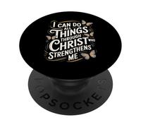 Religious Catholic Devoted Christians Jesus Christ PopSockets Adhesive PopGrip