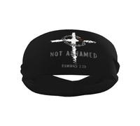 Religious Christianity Faith Jesus-Romans 1:161 Unisex Headband Quick-Dry Sweat Bands Lightweight Hairband For Basketball Cycling Gym