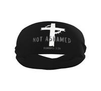 Religious Christianity Faith Jesus-Romans 1:164 Unisex Headband Non-Slip Sweatband Breathable Hairband For Outdoor Activities Exercise Tennis