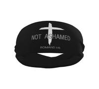 Religious Christianity Faith Jesus-Romans 1:167 Men Women Headband Lightweight Sweat Bands Elastic Hairband For Gym Running Cycling