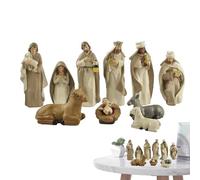 Religious Christmas - Authentic Craft Harvest Sculptures, Ceramic Festival Ceramic Figures | Biblical Characters Holy Art, Spiritual Accessories | Interior Decoration Salon Chapelle P