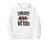 Religious Christmas Story Bible 3 Kings Tonight We Ride Pullover Hoodie
