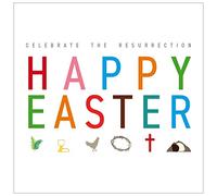 Religious Easter Cards, Celebrate, Pack of 5 with Bible Verse & Envelopes