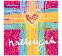 Religious Easter Cards, Hallelujah Heart, Pack of 5 with Bible Verse