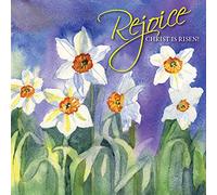 Religious Easter Cards, Rejoice! He is Risen!, Pack of 5 with Bible Verse