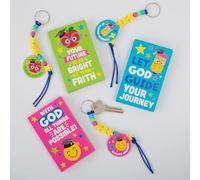 Religious Elementary Graduation Keychain Craft Kit Handout with Box for 12