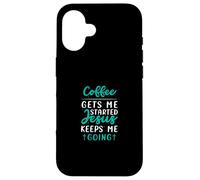Religious Faith Coffee Devotions Christians Case for iPhone 16
