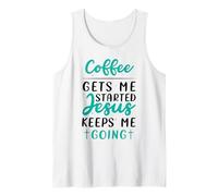 Religious Faith Coffee Devotions Christians Tank Top